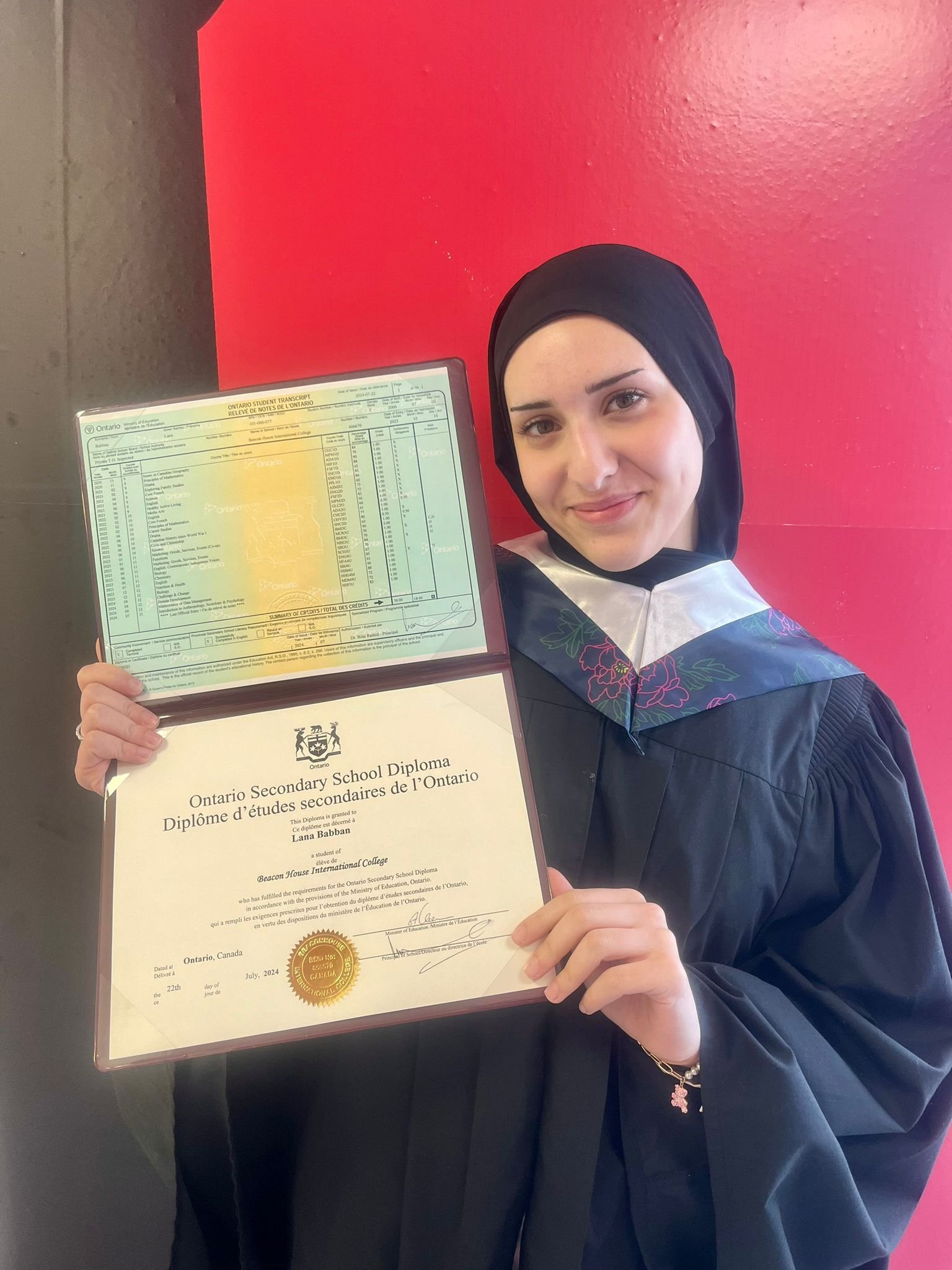 Beaconhouse graduate with certificate — photograph 6