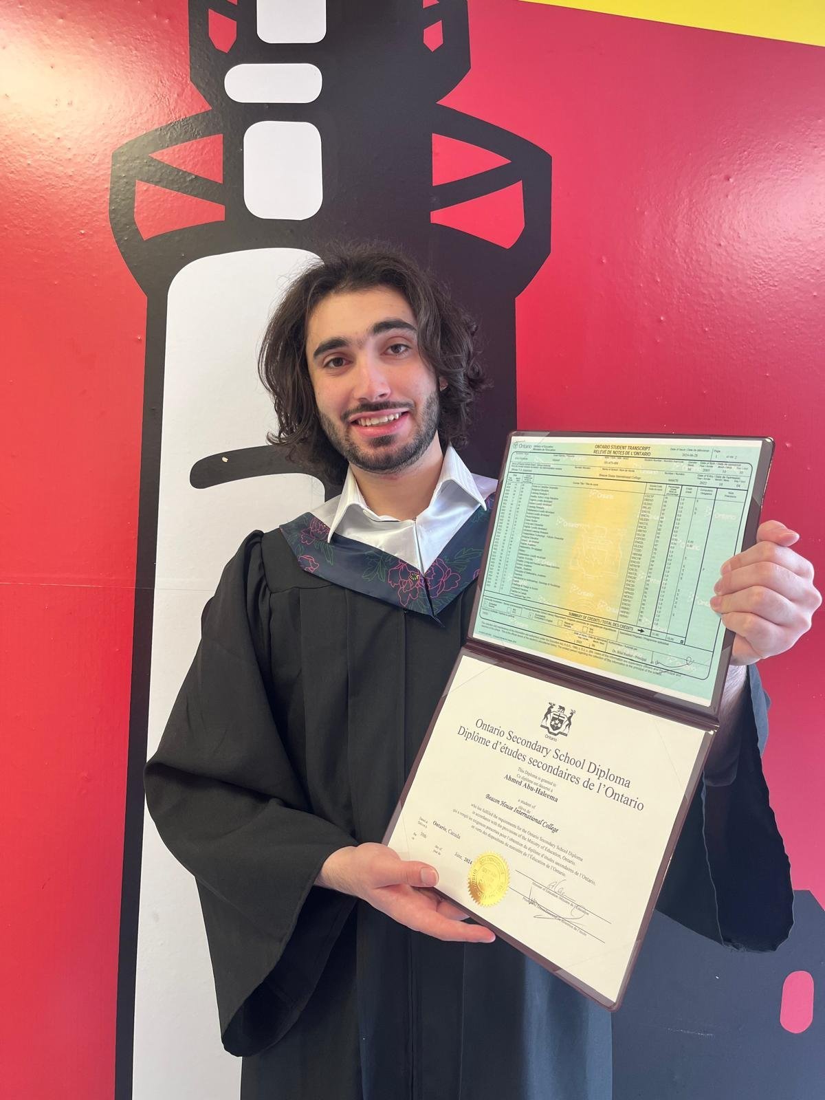 Beaconhouse graduate with certificate — photograph 5